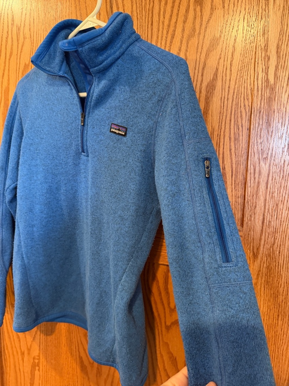 Patagonia Womens Blue Quarter-Zip Fleece Pullover Size XS - Picture 7 of 7